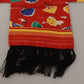 Elegant Multicolor Silk Men's Scarf