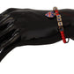Elegant Blue, Red Glass & Zama Bracelet
