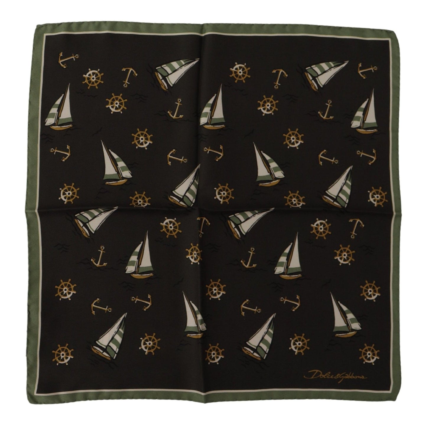 Elegant Multicolor Silk Men's Square Scarf