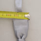 Elegant Gray Silk Bow Tie