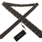 Elegant Silk Geometric Bow Tie