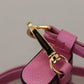 Chic Leather AirPods Case in Pink