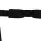 Elegant Black Silk Bow Tie