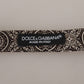 Elegant Silk Black & White Bow Tie