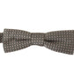 Elegant Black Silk Bow Tie