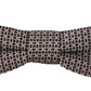 Elegant Black Silk Bow Tie