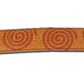 Chic Orange Leather Shoulder Strap Accessory