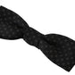Elegant Silk Black Bow Tie for Men