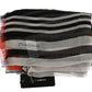 Elegant Multicolor Silk Fringed Scarf