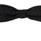 Elegant Silk Black Bow Tie for Men