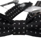 Elegant Black Silk Bow Tie